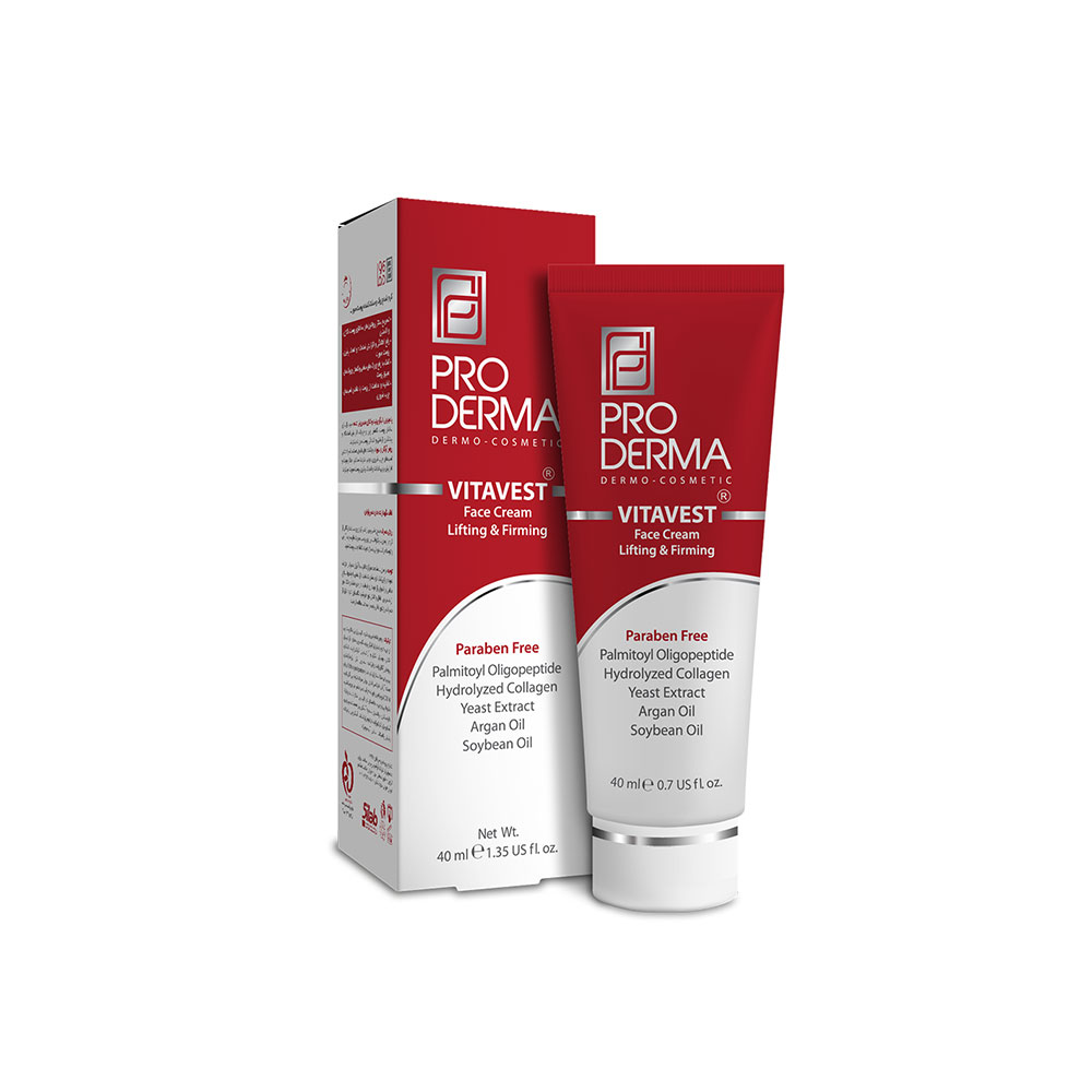 کرم ضد چروک و سفت کننده صورت ویتاوست پرودرما 40 میلی لیتر